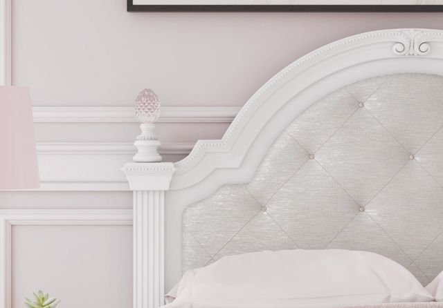Signature Design by Ashley® Kozlani White Full Upholstered Panel Headboard-2