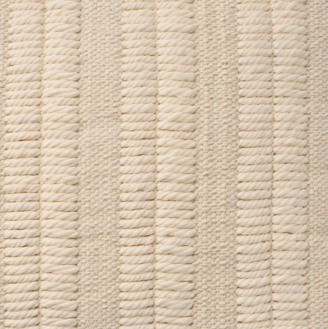 Nourison Home™ Mina Victory Lifestyle Ivory Woven Stripes 18"x18" Throw Pillow-2