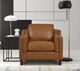 Hydeline® Bella Cognac Brown Chair-2