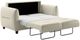 Luonto® Furniture Jamie Soft Antique/Walnut Queen Sleeper Loveseat-0