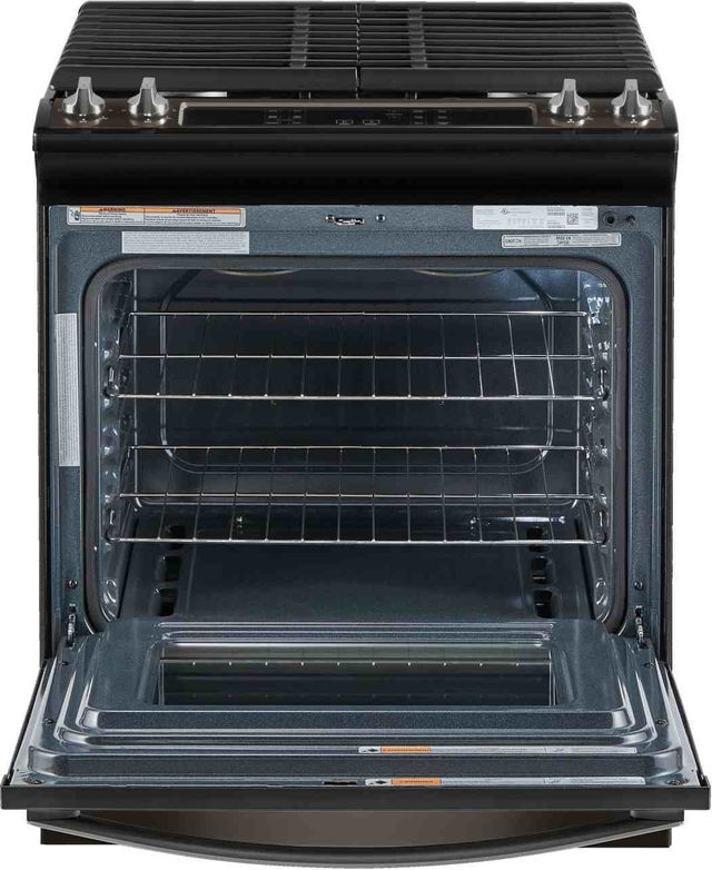Whirlpool® 30" Black Stainless Slide-In Gas Range with Frozen Bake™ Technology-1