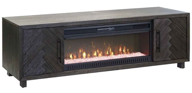 Martin Furniture Palisades Charcoal 80" Fireplace TV Stand-0