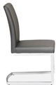 Mazin Furniture Shirelle Gray/Chrome Side Dining Chair-1