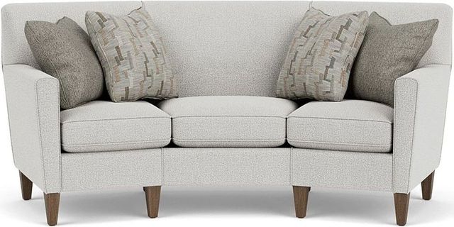 Flexsteel® Digby Silver Glacier Conversation Sofa-1
