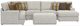 Jackson Furniture Tori 4-Piece Birch Sectional with Ottoman-3
