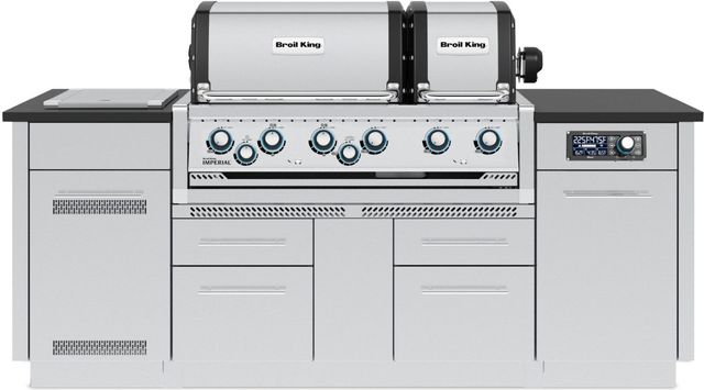 Broil King® Imperial™ QS 690i 6-Burner Stainless Steel Built-in Liquid Propane Grill-0