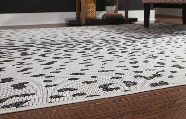 Signature Design by Ashley® Samya Black/White/Gray 5'x7' Medium Area Rug-1