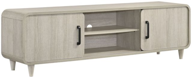 Crown Mark Nyomi White TV Stand-0