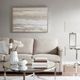 Olliix by Madison Park Strato Natural Hand Embellishment Framed Canvas with Gold Foil-4