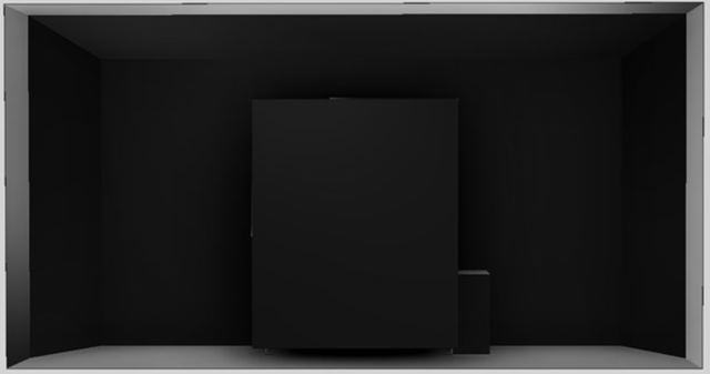 Vent-A-Hood® K Series 36" Black Wall Mounted Liner Insert-2