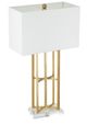 A & B Home Gold/White 16" Table Lamp-0