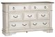 Liberty Furniture Abbey Park Antique White/Weathered Brown Dresser-0