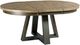 Kincaid® Furniture Plank Road Button Charcoal Round Dining Table with Stone Top-2