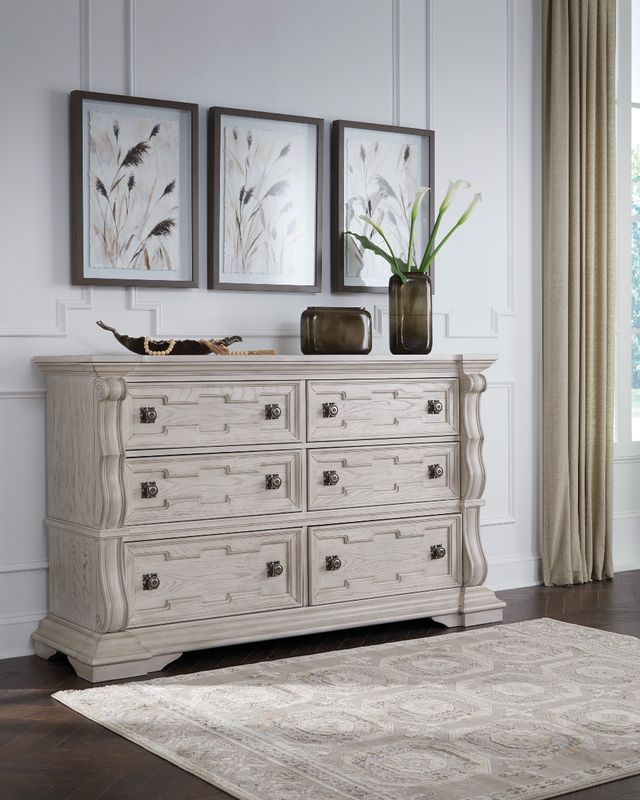 Signature Design by Ashley® Bruchandi Antique White Dresser-3
