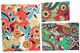 A & B Home Geogiana 3-Piece Green/Orange/Red Notebook Set-0