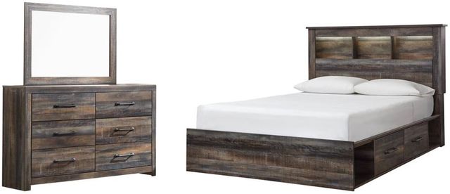 Signature Design by Ashley® Drystan 3-Piece Multi Queen Bookcase Bedroom Set-0