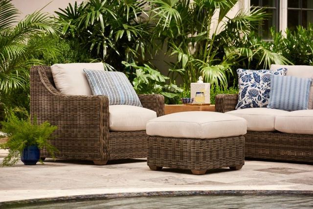 Lane Venture® Oasis Off-white Ottoman-1
