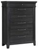 American Wholesale Furniture Hollis Black Chest-0