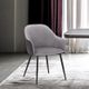 Armen Living Pixie Black/Dark Grey Dining Room Chair-4