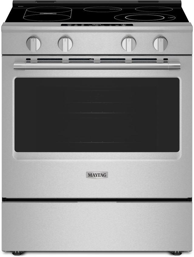 Maytag® 30" Fingerprint Resistant Stainless Steel Slide-In Electric Range-0