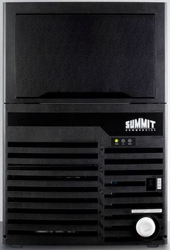 Summit Commercial® 21" 100 lb. Black ADA Compliant Commercial Icemaker