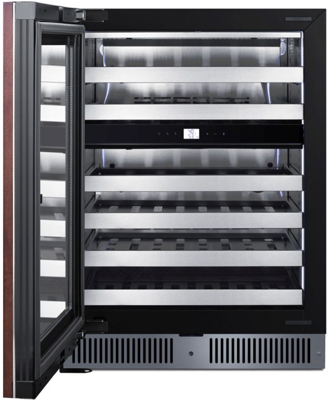 Summit® 24" Panel Ready Built-In Wine Cooler-2