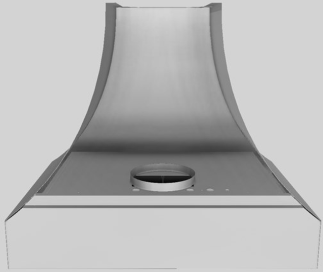 Vent-A-Hood® Designer Series 36" Stainless Steel Wall Mounted Range Hood-3