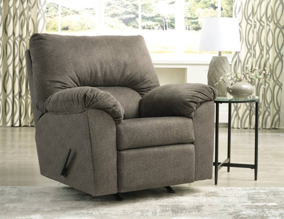 Signature Design by Ashley® Norlou Flannel Recliner | Harris Signature Design by Ashley® Norlou Flannel Recliner | Harris