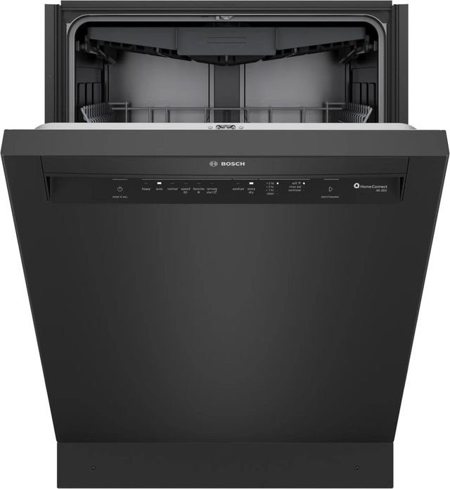Bosch® 300 Series 24" Black Top Control Built-In Dishwasher-3