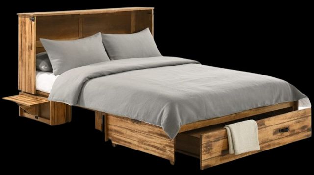 Night & Day Furniture™ Ranchero Bakar Queen Murphy Cabinet Bed-0