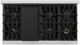 ZLINE Autograph Edition 48" Stainless Steel Pro Style Dual Fuel Range with White Matte Door and Matte Black Accents-3
