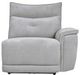 Mazin Furniture Tesoro Gray Power Right Side Reclining Chair with Power Headrest and USB Port-0