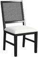 Elements International Bahama Breeze 5-Piece Black Dining Set-3