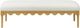 TOV Furniture Oodle Cream/Natural Bench-3