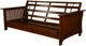 Kodiak Furniture Alexa Black Walnut/Taber Indigo Full Futon-4