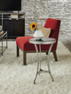 Hooker® Furniture Saint Armand Black Martini Table with Brushed Pewter Base-1