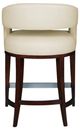Century® Trading Company Rita Brown/White Counter Stool-3