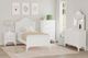 Elements International Jesse White Twin Youth Panel Bed-1
