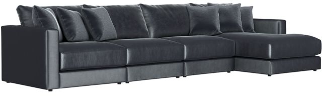 Jackson Furniture Remington 4-Piece Slate Right Arm Facing Sectional and Chaise-0
