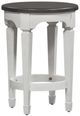 Liberty Furniture Allyson Park Charcoal/Wirebrushed White Console Stool-0