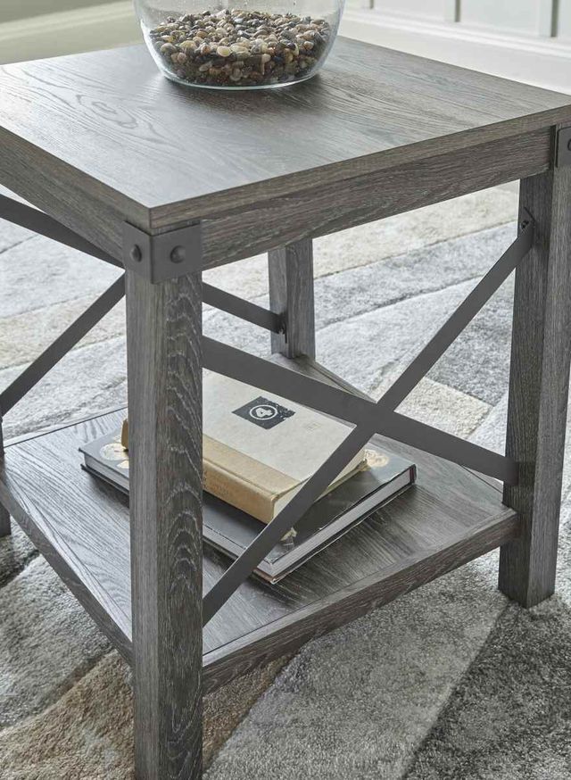 Signature Design by Ashley® Freedan Grayish Brown End Table-3