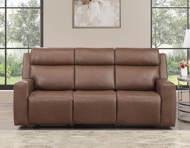 Steve Silver Co. Barron Brown Manual Reclining Sofa-1