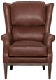 Fairfield® Customizable Pelle Provisions Edgeworth Leather Wing Chair-1