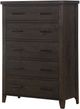 Holland House Furniture Montana Distressed Charcoal Pine Chest-0