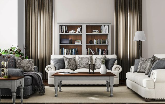 Flexsteel® Customizable Patterson Sofa with Nailhead Trim-1