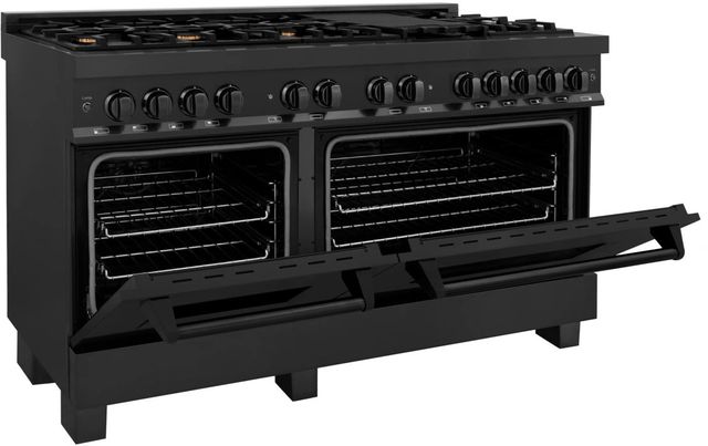 ZLINE Legacy 60" Black Stainless Steel Pro Style Dual Fuel Range-3