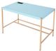ACME Furniture Midriaks Baby Blue/Gold Writing Desk-2