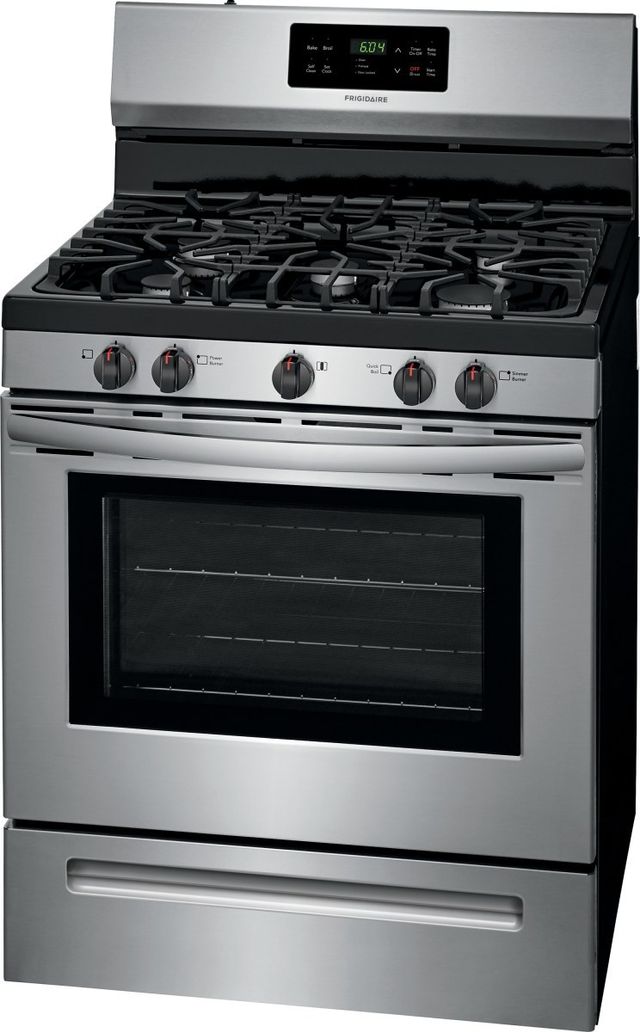 Frigidaire® 30" Stainless Steel Freestanding Gas Range-2