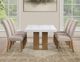 Steve Silver Co. Artemis 7-Piece Beige/Tan/White Dining Set-1