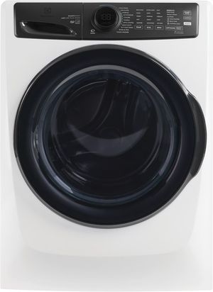 Front view of the Electrolux 700 Series 4.5 Cu. Ft. Matte White Front Load Washer